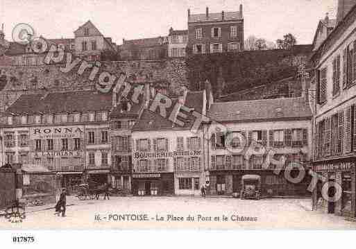 Ville de PONTOISE, carte postale ancienne