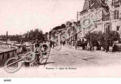 Ville de PONTOISE, carte postale ancienne