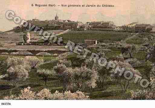 Ville de REGUSSE, carte postale ancienne Ville de REGUSSE, carte postale ancienne