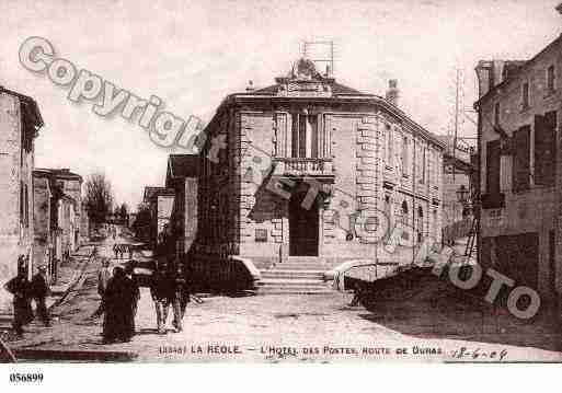 Ville de REOLE(LA), carte postale ancienne