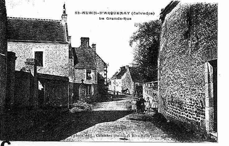 Ville de SAINTAUBIND'ARQUENAY, carte postale ancienne