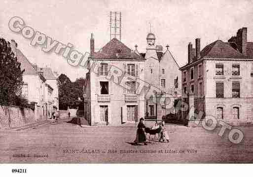 Ville de SAINTCALAIS, carte postale ancienne