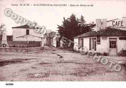 Ville de SAINTCLEMENTDESBALEINES, carte postale ancienne