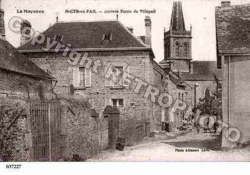 Ville de SAINTCYRENPAIL, carte postale ancienne