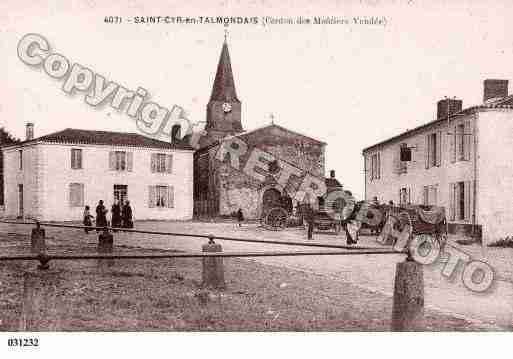 Ville de SAINTCYRENTALMONDAIS, carte postale ancienne