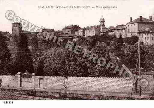 Ville de SAINTLAURENTDECHAMOUSSET, carte postale ancienne