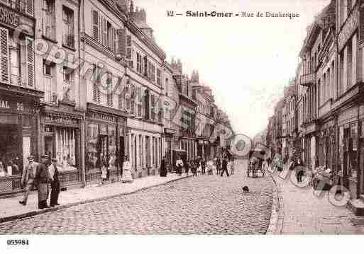 Ville de SAINTOMER, carte postale ancienne