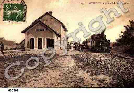 Ville de SAINTPAIRSURMER, carte postale ancienne