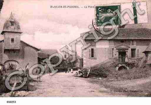 Ville de SAINTSANTIN, carte postale ancienne