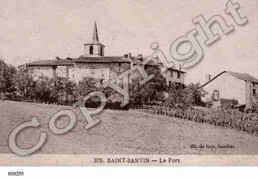 Ville de SAINTSANTIN, carte postale ancienne