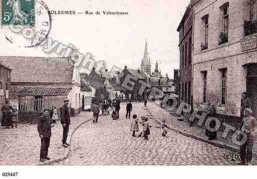 Ville de SOLESMES, carte postale ancienne