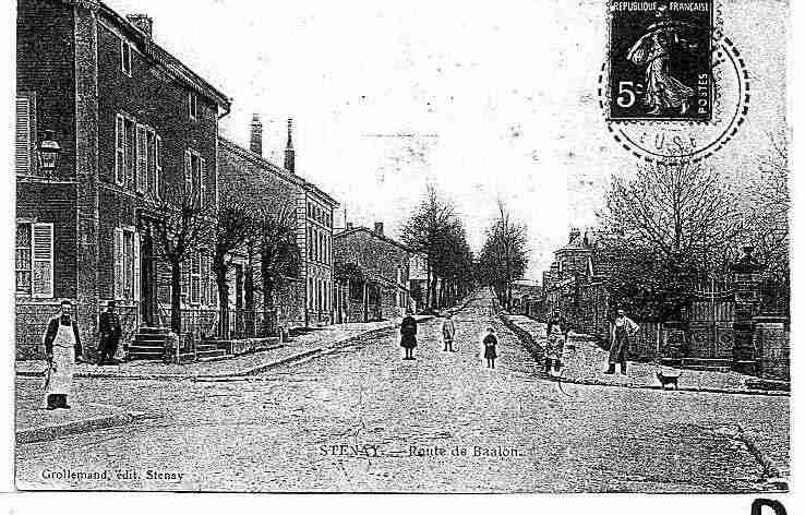 Ville de STENAY, carte postale ancienne