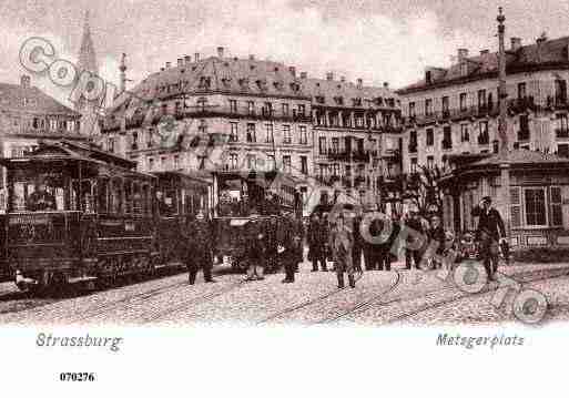 Ville de STRASBOURG, carte postale ancienne