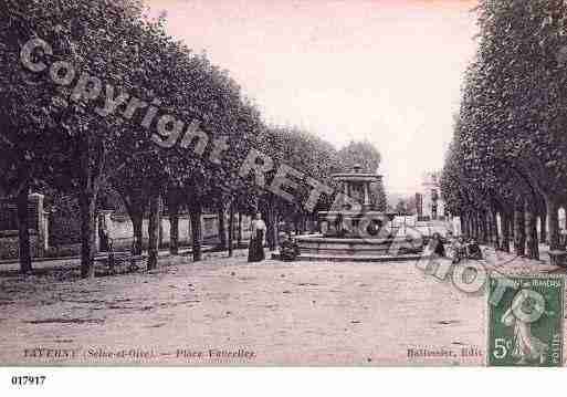Ville de TAVERNY, carte postale ancienne