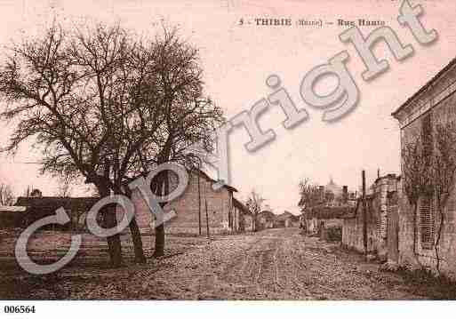 Ville de THIBIE, carte postale ancienne