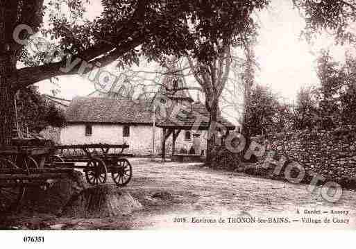 Ville de THONONLESBAINS, carte postale ancienne