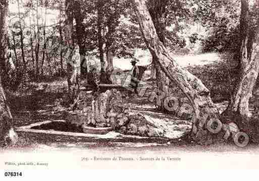 Ville de THONONLESBAINS, carte postale ancienne