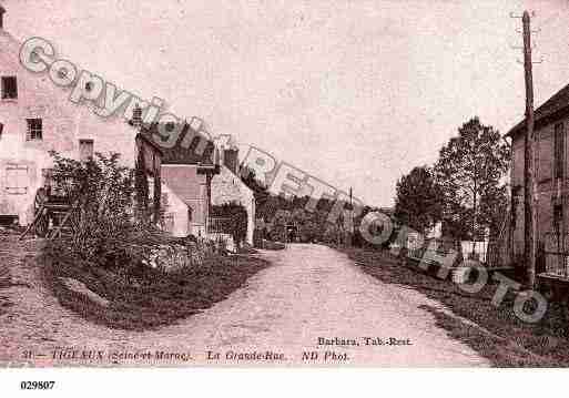 Ville de TIGEAUX, carte postale ancienne