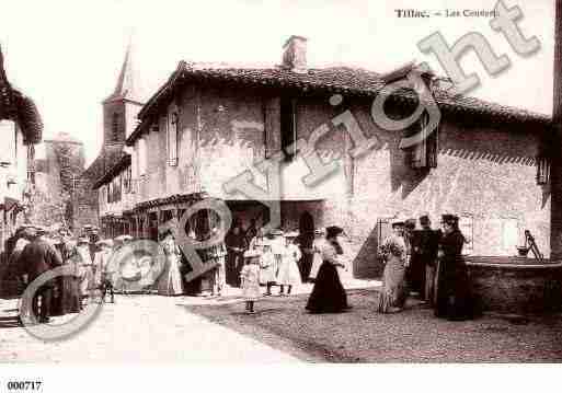 Ville de TILLAC, carte postale ancienne