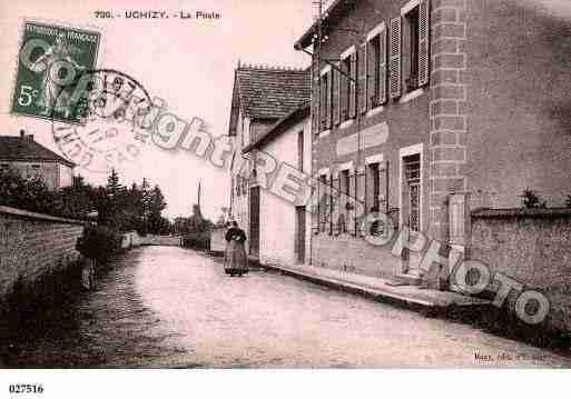 Ville de UCHIZY, carte postale ancienne