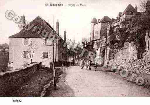 Ville de UZERCHE, carte postale ancienne