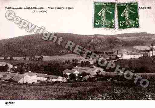 Ville de VAZEILLESLIMANDRE, carte postale ancienne
