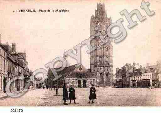 Ville de VERNEUILSURAVRE, carte postale ancienne