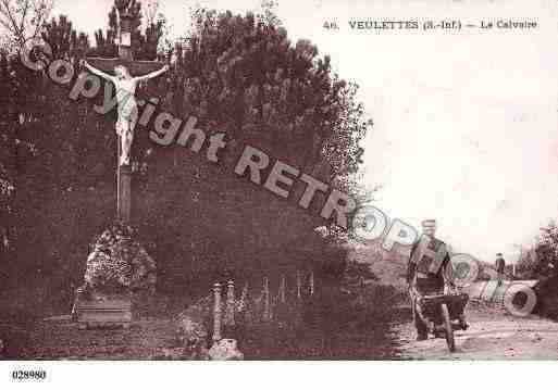 Ville de VEULETTESSURMER, carte postale ancienne