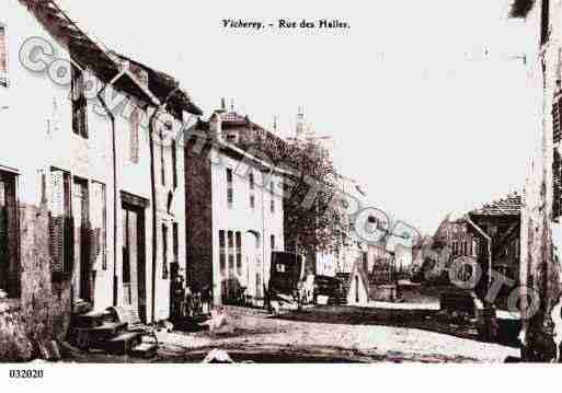 Ville de VICHEREY, carte postale ancienne