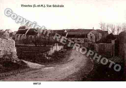 Ville de VINANTES, carte postale ancienne