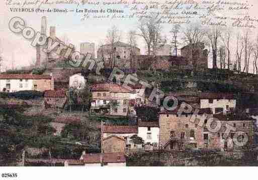 Ville de VIVEROLS, carte postale ancienne