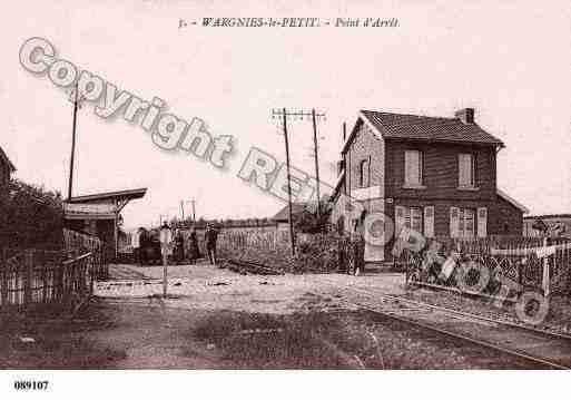 Ville de WARGNIESLEPETIT, carte postale ancienne