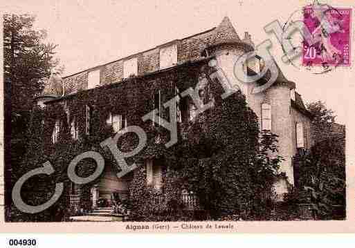 Ville de AIGNAN, carte postale ancienne