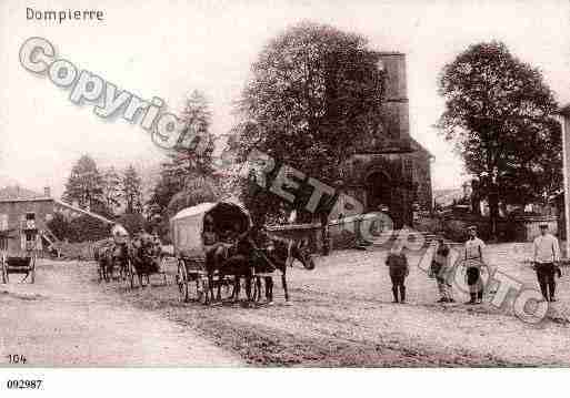 Ville de ALLAMONT, carte postale ancienne