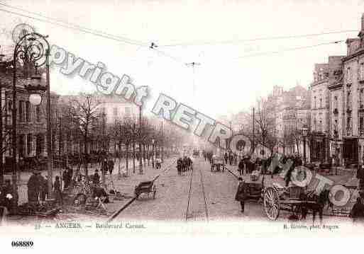 Ville de ANGERS, carte postale ancienne