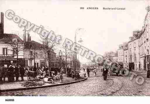 Ville de ANGERS, carte postale ancienne