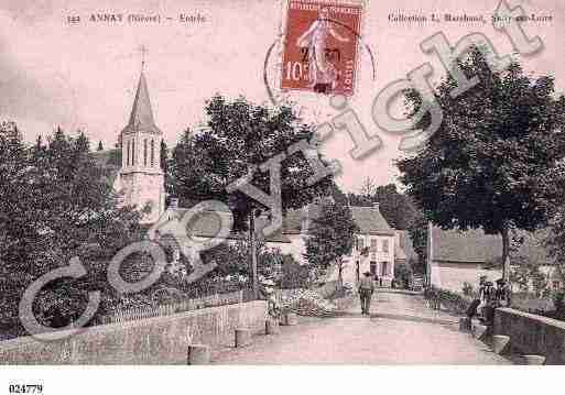 Ville de ANNAY, carte postale ancienne