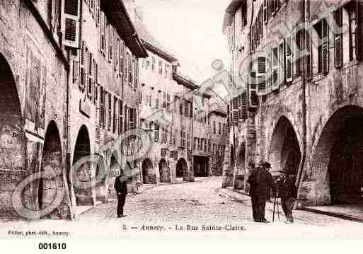 Ville de ANNECY, carte postale ancienne