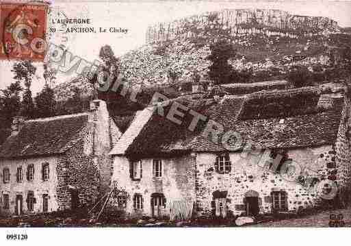 Ville de APCHON, carte postale ancienne