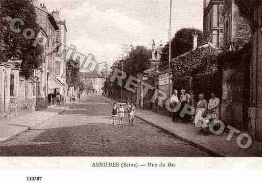 Ville de ASNIERESSURSEINE, carte postale ancienne