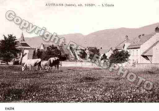 Ville de AUTRANS, carte postale ancienne