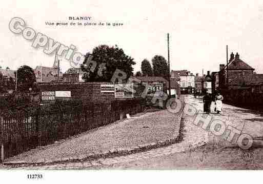 Ville de BLANGYSURBRESLE, carte postale ancienne