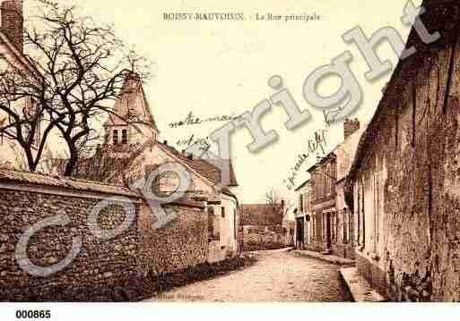 Ville de BOISSYMAUVOISIN, carte postale ancienne