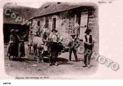 Ville de BRIVELAGAILLARDE, carte postale ancienne