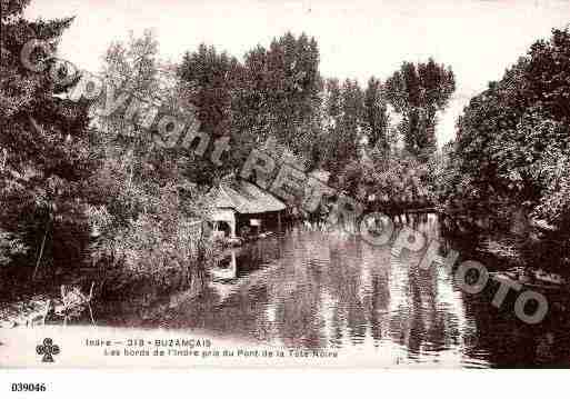 Ville de BUZANCAIS, carte postale ancienne