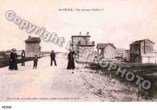 Ville de CAMIERS, carte postale ancienne