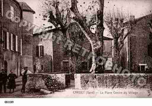 Ville de CARDET, carte postale ancienne