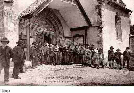 Ville de CARLAT, carte postale ancienne