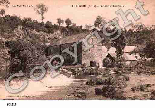 Ville de CEAUCE, carte postale ancienne