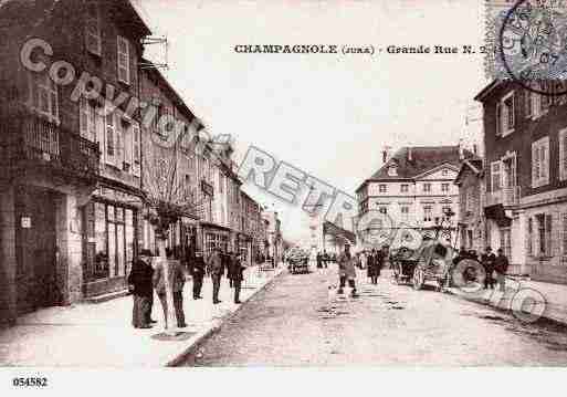 Ville de CHAMPAGNOLE, carte postale ancienne